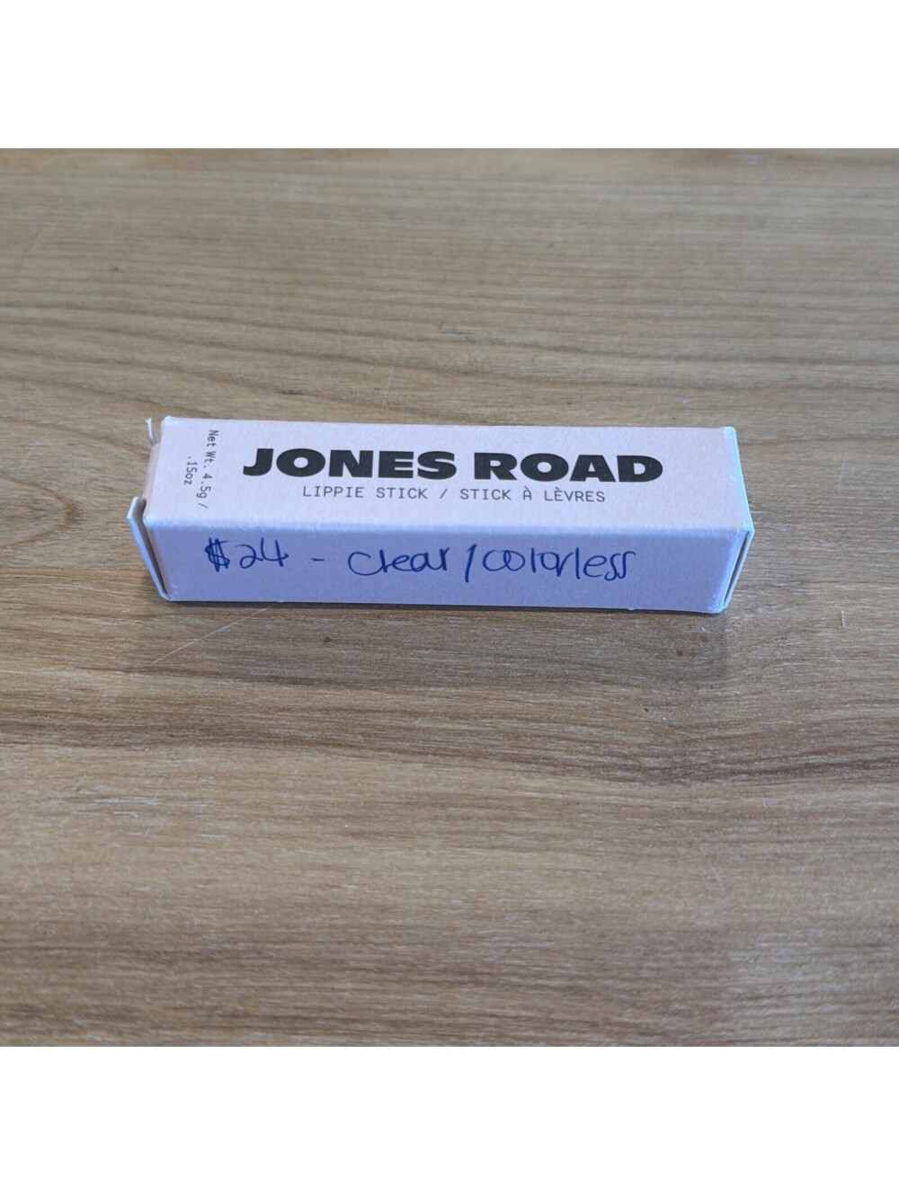 NIB Jones Road The LIPPIE STICK (4.5 g / 0.15 oz) Original - Clear Lip Balm